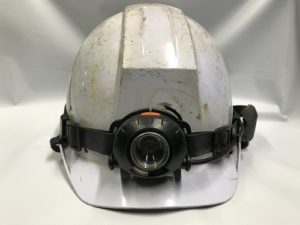 ヘルメット　前から　GENTOS　LEDヘッドライト　HW-999H　